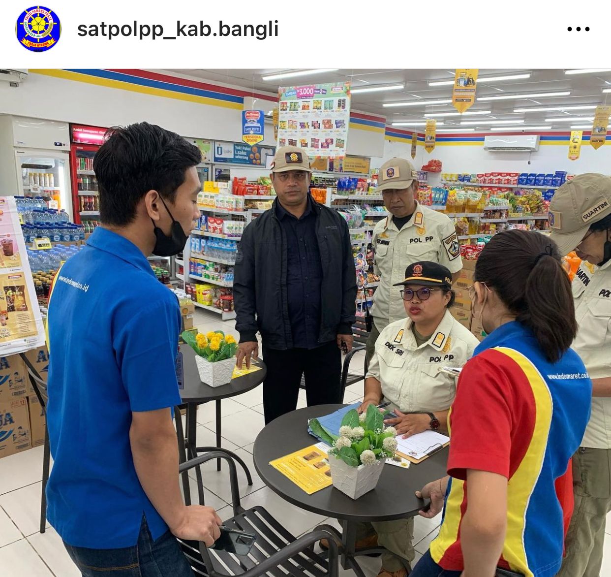 Pendataan toko moderen di wilayah kecamatan susut