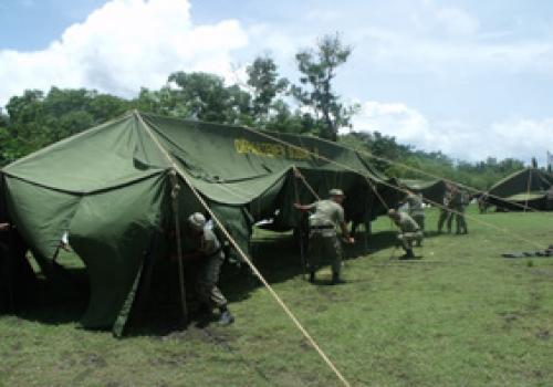 Kegiatan Lomba Pasang Bongkar Tenda (HUT Pol PP ke-61 Tahun 2011)
